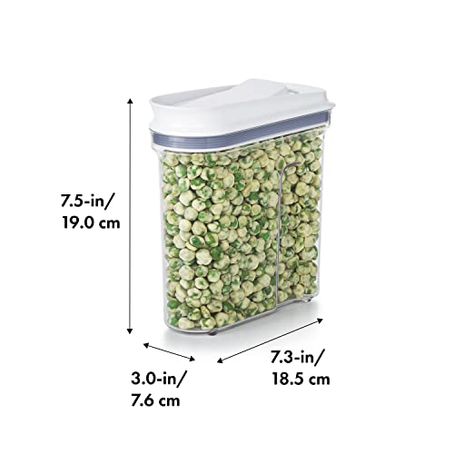 OXO Good Grips Mini All Purpose Dispenser – 1.2 Qt for Nuts and More,Clear,1.2 Qt - Nuts - size: Extra Small