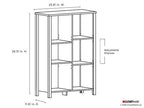 ClosetMaid 16054 Premium Adjustable 6-Cube Organizer, Dark Chestnut - color: Dark Chestnut, size: 6-Cube