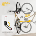monTEK Swivel Bike Wall Mount, No Heavy Lifting Required Bike Wall Mount, Bike Hangers for Garage, Space-Saving Bike Rack Garage, Easy to Load and Unload, Bike Hanger Can Hold Up to 77 lbs, 4 Pack - style: 4-Pack