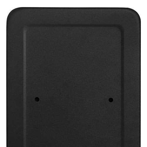 Amazon Basics Locking Steel Security Cabinet Key Lock Box with 48 Key Hooks, Key Storage, 2.8"D x 7"W x 9.8"H, Black - color: Black, size: 2.8"D x 7"W x 9.8"H