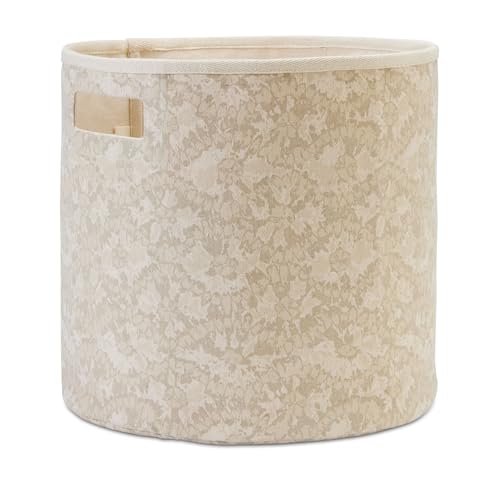 Crane Baby Willow 100% Cotton Storage Bin - Perfect for Nursery Organization, Handcrafted Design - size: 13 x 12 Inches, style: Willow