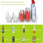 IBORING Drink Organizer for Fridge,Self Pushing Fridge Drink Organizer,Automatic Drink Dispenser for Fridge-Holds up to 30 Cans - style: 6 Rows
