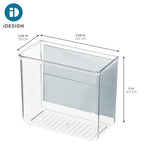 iDesign Magnetic Small Clear Plastic Organizer Bins for Laundry Room Storage - size: Small, style: Pack of 1