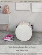 Round Waterproof Laundry Basket,Foldable Storage Basket,Laundry Hampers With Handle,Gift Basket,Suitable for Children's Room and Toy Storage (Butterfly) - color: Butterfly
