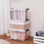 ITYLIFE CITYLIFE 6 Packs 69 QT Plastic Storage Bins with Lids Large Stackable Storage Containers for Organizing Clear Storage Box for Garage, Closet, Kitchen - size: 6 Packs - 69 QT