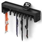 Spigen S341 Apple Watch Band Organizer Holder 10 Slots with Tray for Accessories Wall Display Rack - Black - style: Watch Band Holder
