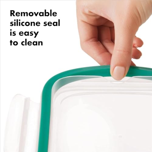 OXO Good Grips 2 Cup Smart Seal Glass Airtight Round Food Storage Container - size: 2 Cup