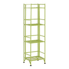 Convenience Concepts Xtra Storage 4-Tier Folding Metal Shelf, Lime - color: Lime