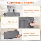 Lifewit 2 Pack Slim Laundry Hamper, Collapsible Narrow Laundry Basket, Small Tall Dirty Clothes Hampers with Handles for Bathroom Bedroom College Dorm, Grey, 65L - color: Gray