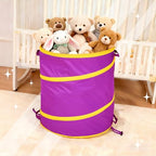 NARMAY Toy Barrel Pop-Up Toy Storage Bin, Large Collapsible Toy Bucket with Handles for Kids, All-in-One Toy Organizer for Boys and Girls - 20 x 23 Inch - size: 20 x 23 Inch