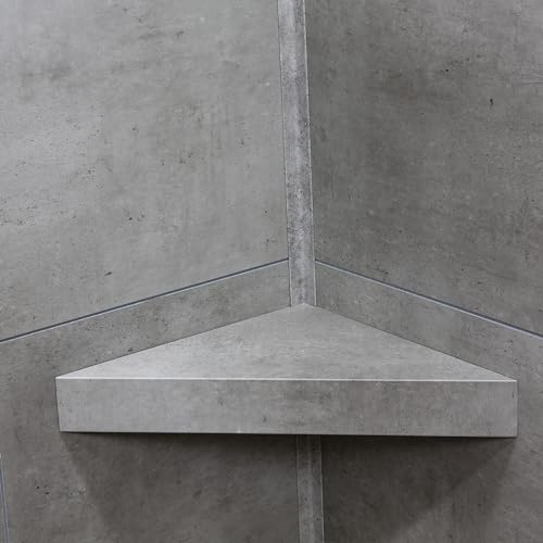 Palisade Vinyl Waterproof Corner Shower Shelf in Frost Nickel - color: Frost Nickel
