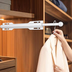 FIRJOY 12" Valet Rod for Closet Pull Out (1 Pack, White) - color: White, size: 1 Pack