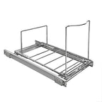 LYNK PROFESSIONAL® Pull-Out Trash Can Drawer – Sliding Organizer for Kitchen Cabinet or Under-Sink Use – Heavy Duty Storage Rack (Bin Not Included) - size: 10 inch wide x 20 inch deep