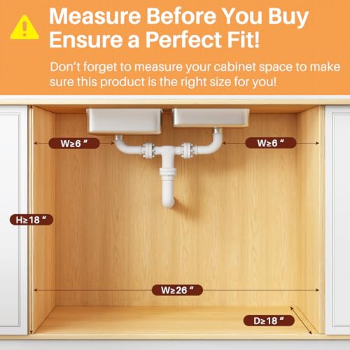 PXRACK Under Sink Organizer, 2-Pack 3-Tier Height Adjustable Thickened Metal Pull out Cabinet Organizer Shelf, Slide out Storage Drawer Rack for Bathroom Kitchen Pantry Home Organization, White - color: White