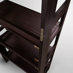 Casual Home 3-Shelf Folding Student Bookcase (20.75" Wide)-Espresso - color: Espresso