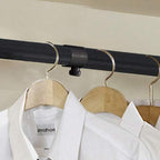 PRINCE HANGER Heavy Duty Adjustable Garment Rack – One-Touch System for Easy Assembly, 352 LBS Load Capacity Freestanding Metal Wardrobe Closet Rack, Width & Height Adjustable (Model PHUS-0022) - color: Black