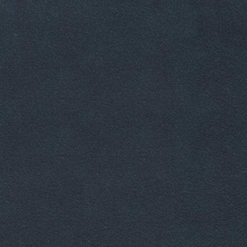 HomePop Large Upholstered Rectangular Storage Ottoman Bench with Hinged Lid, Navy - color: Navy