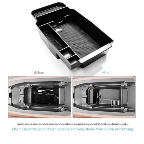 CDEFG 6Pcs for 2023 2024 2025 2026 Mazda CX-50 Center Console Organizer Tray for 2023 2024 2025 2026 Mazda CX-50 Hybrid Accessories Middle Console Storage Box Door Handle Pockets - color: 6pcs for 2023-2026 Cx-50