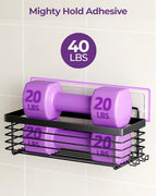 ODesign Shower Caddy 3 Pack SUS304 Stainless Steel-No Drilling-Shower Bathroom Shelves Rack,Rustproof Wall Mounted,Adhesive Shower Shelf Basket Organizer-Black - color: Black