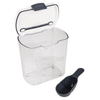 ProKeeper 2.5-Quart Grain Storage Container with Hinged Lid, Clear – BPA-Free, Airtight Seal, 5.5 x 7.65 x 7.25"