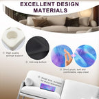 Couch Cup Holder Pillow, 5 Hole Couch Drink Holder! Keep Drinks Hand Side and Keep Temp, Prevent Spills and Use Anywhere. Cup Holder for Couch, Bed, Camping, RV, Car, Beach. Violet - color: Violet
