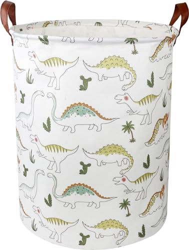 NTAOHAMPER Dinosaur Laundry Hamper, laundry Basket, Waterproof Storage Bin for Bedroom, Clothes Organizer Basket, Room Decor(Light Dinosaur) - color: Light Dinosaur