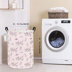 FANKANG Storage Basket, Nursery Hamper Canvas Laundry Basket Foldable with Waterproof PE Coating Large Storage Baskets for Kids Boys and Girls, Office, Bedroom, Clothes,Toys(Princess Castle) - color: Princess Castle