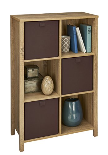 ClosetMaid 16053 Premium Adjustable 6-Cube Organizer, Weathered Oak - color: Weathered Oak, size: 6-Cube