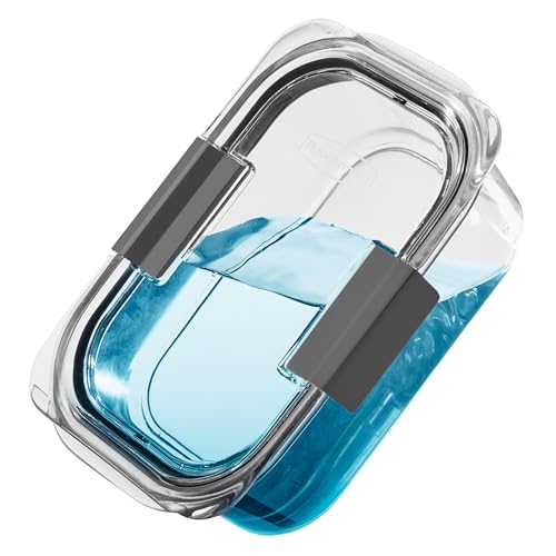 Rubbermaid Brilliance Tritan Plastic Food Storage Containers BPA Free Airtight Lids Ideal for Lunch Meal Prep & Leftovers Set of 5 (3.2 Cup) - size: 3.2 cup (10-Piece)
