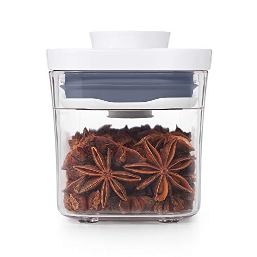 OXO Good Grips POP Container - Slim Rectangle Mini 0.4 Qt - color: White, size: 0.4 Qt - Rectangle