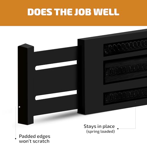6-Pack Drawer Dividers 6 Inch High, 11”-17" Adjustable Bamboo Organizers Large Expandable Drawer Separators for Cloths, Dresser, Bedroom, Bathroom, Baby Drawer, Office & Kitchen Utensils (Black) - color: Black, size: 6-Inch High