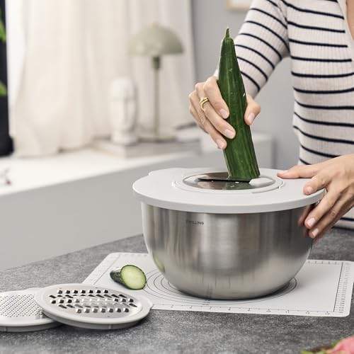 ZWILLING Fresh & Save BOWLS 3-pc Stainless Steel Vacuum Bowl Set - size: 3-pc