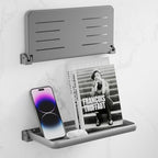 Safoner RV Aluminum Fold-Down Wall Shelf - The Essential Camper Accessory for Interior Organization | Space-Efficient Versatile Floating Storage- 2 Packs