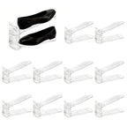 Shoe Slots Organizer, Shoe Stacker, Adjustable Level Shoe Rack Organizer, Space Saver Storage Shoe Holder Organization (10)