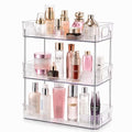 3 Tier Bathroom Counter Organizer, Bathroom Counter Shelf, Vanity Organizer Countertop, Skin Care Organizer, Makeup Perfume Organizer for Bathroom Tray, Cosmetic, Dresser, Kitchen - size: 3 pack