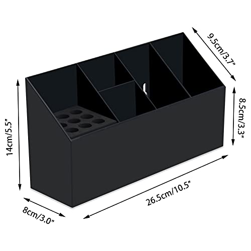 Noverlife Hair Scissors Large Storage Box, Shear Holder for Hair Salon, Scissor Holder, Hairdressing Combs Clips Scissors Professional Hairdressing Combs, Clips, Brushes Storage Racks Tool Box - Black - color: Large Holder - Black