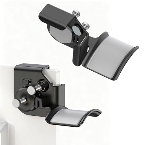 Monitor Stand for Headphones and Headsets, Clamp-On Adjustable Headset Holder Space-Saving Desk Organizer(Black) - color: 1-Pack Black