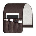 Grekos Sofa Armrest Organizer Remote Holder Bedside Caddy Organizer with 6 pockets, Chair Arm Holder Non-Slip Remote Control Holders Caddy for Magazine Tablet Phone Book