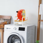 Laundry Detergent Holder Liquid Laundry Detergent Riser and Stand with Drip Tray for Laundry Room Organization (Tilted-White) - style: Tilted-White