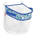 UNEEDE Dino Print Bath Storage,4.15 Gallons Bathtub Storage Organizer,Bath Holder for Bathtub Organizer and Storage,Quick Dry Bath Organizer,Mesh Shower Caddy,Blue Dinosaur Sutff - style: Blue dinosaur