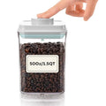 Bop Top Airtight Food Storage Containers with Lid 6 Cups / 50 oz | Kitchen Canister Sets | Air Tight Pantry Container | Pop Top Dry Food Storage Containers for Snacks, Sugar, Flour, Baking, Pasta - color: 50 oz