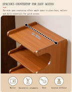 Narrow Vertical Shoe Rack - Slim Space Saving Free Standing Shoe Storage Organizer, for Entryway, Closet, Bedroom, Garage, Small Apartmen (Brown Wooden, 7layers 37.8" H) - size: 7layers 37.8"H