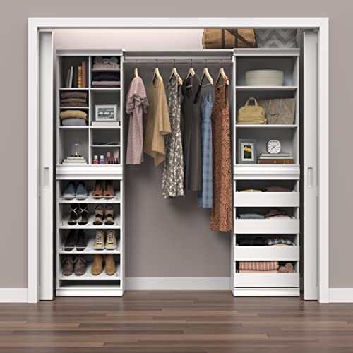 ClosetMaid Modular Storage Shelf Unit with 3 Shelves, White - color: White