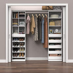 ClosetMaid Modular Storage Shelf Unit with 3 Shelves, White - color: White