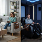 Sofa Armchair Caddy & Remote Control Holder - Armrest Organizer with Side Pocket Storage for Recliner Couch, for magazines, Tablets, Phones, Game Consoles
