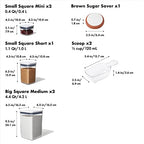 OXO Good Grips 8-Piece Baking Essentials POP Storage Container Set - style: Baking Set