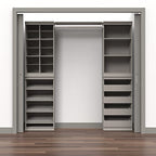 ClosetMaid Modular Storage Shelf Unit with 3-Shelves, Taupe - color: Taupe