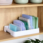 YouCopia StoraLid Adjustable Food Container Lid Organizer for Kitchen Cabinet Storage, Large 24 Lids, Premium Edition - size: Large Premium