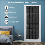 Over the Door Shoe Organizer 24 Extra Large Pockets Hanging Shoe Rack Holder for Closet Storage Hanging Shoe Organizer