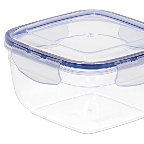 ARSUK Food Storage Containers with Airtight Lids - Reusable Plastic Containers Sets - BPA-Free Stackable Kitchen Storage for Meal Prep & Snacks - Microwavable & Dishwasher Safe (4 PCS) - color: 4 PCS